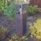 Rustic outdoor light rust coloured, Teske, IP44
