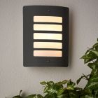 Metal outdoor light anthracite, Alea, IP44