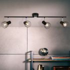 Industrial ceiling spotlight black, Adama