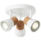 Cork ceiling light white, Charlotte