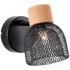 Cork wall spotlight black, Kayo
