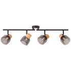 Cork ceiling spotlight black, Kayo