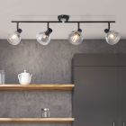 Design ceiling spotlight black, Dimitry
