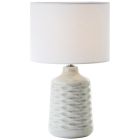 Retro table lamp grey, Roelf, with switch