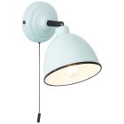 Classic wall spotlight blue, Anouk, with pull switch