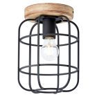 Wood ceiling light black, Taede