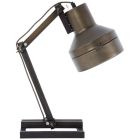 Retro table lamp black, Eliza, with switch