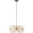 Wood pendant light black, Harrie