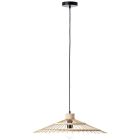 Wood pendant light black, Idris