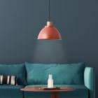 Rustic pendant light red, Thalina