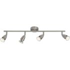 Metal ceiling light chrome, Keysha, 3W, 3000K LED