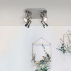 Modern ceiling spotlight chrome, Haven