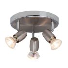 Metal ceiling spotlight chrome, Wietse, 7W, 3000K LED