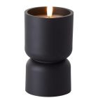 Black outdoor candle lamp, Zaki, 2700K LED, IP44