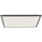 Modern LED panel ceiling light black, Usman, 24W, 4000K LED