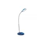 Plastic desk lamp blue, Marenthe, 2W, 6000K LED, with switch