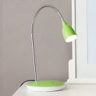 Plastic desk lamp green, Kit, 3W, 3000K LED, with switch