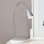 Plastic desk lamp grey, Kit, 3W, 3000K LED, with switch