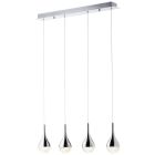 Classic pendant light chrome, Emma, 5W, 3000K LED