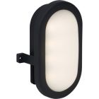 Plastic outdoor light anthracite, Jeja, 6W, 4000K LED, IP65