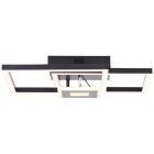 Design ceiling light black, Volkert, 22W, 3000K LED