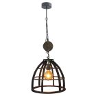 Industrial pendant light black, Esmee