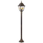 Classic outdoor light rust coloured, Levinus, IP44