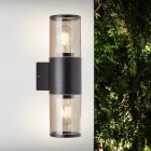 Modern outdoor light black, Sherwin, IP44