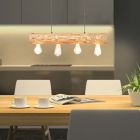 Wood pendant light brown, Sibren