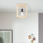 Wood ceiling light black, Esraa