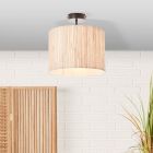 Rustic ceiling light beige, Wenda