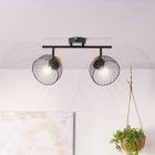 Wood ceiling spotlight black, Sibel