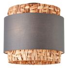 Rustic ceiling light grey, Vibeke