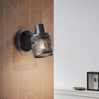 Industrial wall spotlight black, Raquel