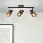 Industrial ceiling spotlight black, Raquel