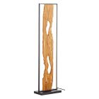 Rustic floor lamp brown, Raynor, 20W, 3000K LED, with switch