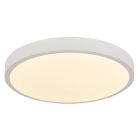 Modern flush ceiling light brown, Asude, 60W, adjustable light colour LED, with remote control
