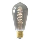 Dimmable Calex E27 LED Edison bulb grey, 4W, 1800K