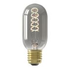 Dimmable Calex E27 LED tubular bulb grey, 4W, 1800K