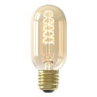 Dimmable Calex E27 LED tubular bulb amber, 5,5W, 2100K