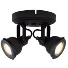 Industrial ceiling spotlight black, Chesney