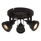 Industrial ceiling spotlight black, Chesney