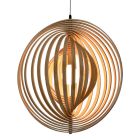 Wooden pendant light, Chislaine
