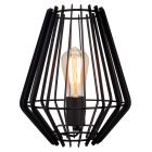 Industrial table lamp black, Annabel, with switch