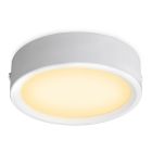 White ceiling light aluminium, Aletta, 15W, 3000K LED