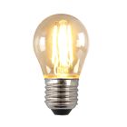 Dimmable E27 LED bulb, P45, 4W, amber glass, 2700K
