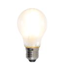 Dimmable E27 LED bulb, A60, 5w, white glass, 2700k