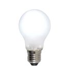 Dimmable E27 LED bulb, A60, 5w, white glass, 6500k