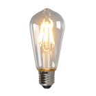 Dimmable E27 Edison LED bulb, ST58, 5w, transparent glass, 2700k