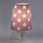 Purple kid's night light plastic, Stars
